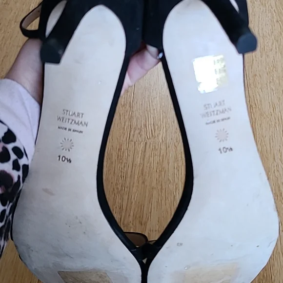 Stuart Weitzman Suede Ankle-Strap Sandals *size 10.5* - Picture 5 of 6